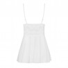 Nuisette Babydoll blanche 810-BAB - les nuances du désir