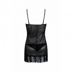 Nuisette Babydoll Foli - Noir - les nuances du désir