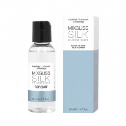 MIXGLISS SILICONE SILK - FLEUR DE SOIE 50 ML - les nuances du désir