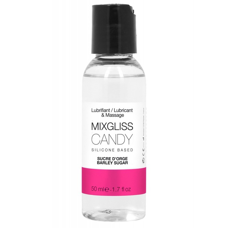 MIXGLISS SILICONE CANDY - SUCRE D'ORGE 50 ML - les nuances du désir