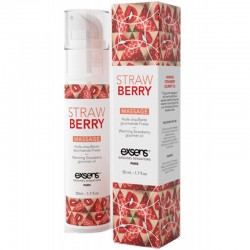 Massage hot gourmant strawb 50ml