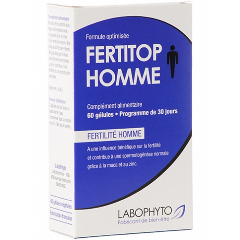 Fertitop homme 60 gélules Fertitop homme 60 gélules