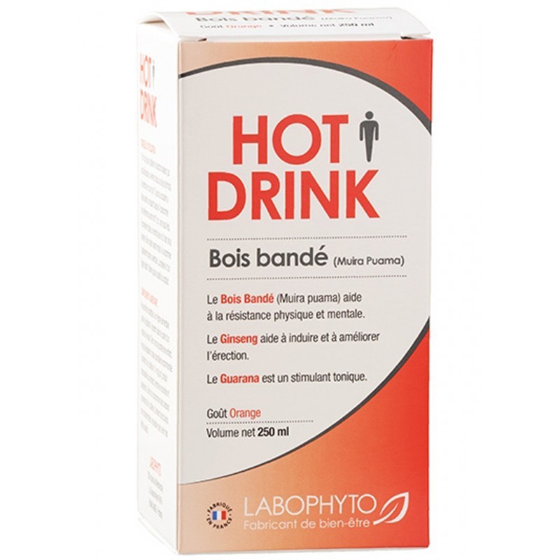 Hotdrink homme bois bandé 250ml