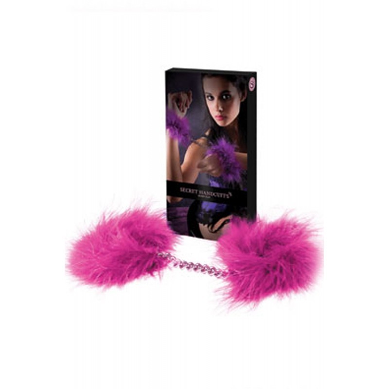 Fuchsia marabou handcuffs 3415f - les nuances du désir Fuchsia marabou handcuffs 3415f - les nuances du désir