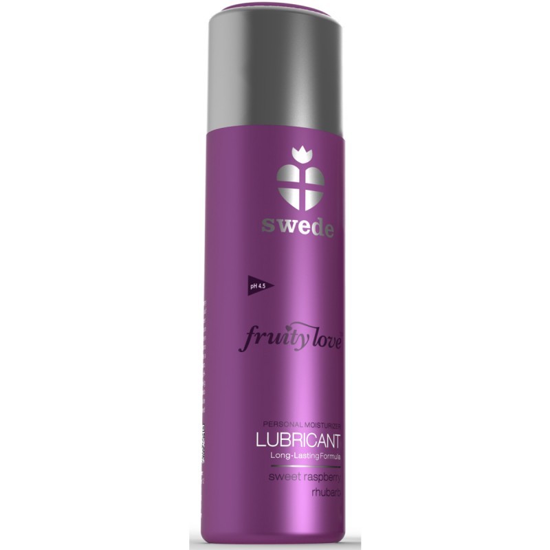 Lubrifiant 100ml framboise rhubarbe - les nuances du désir