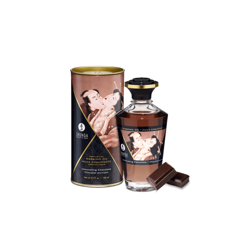 Huile chauffante aphrodisiaque chocolat enivrant 100ml