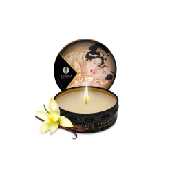 Mini bougie de massage lueur et caresse - désir - vanille