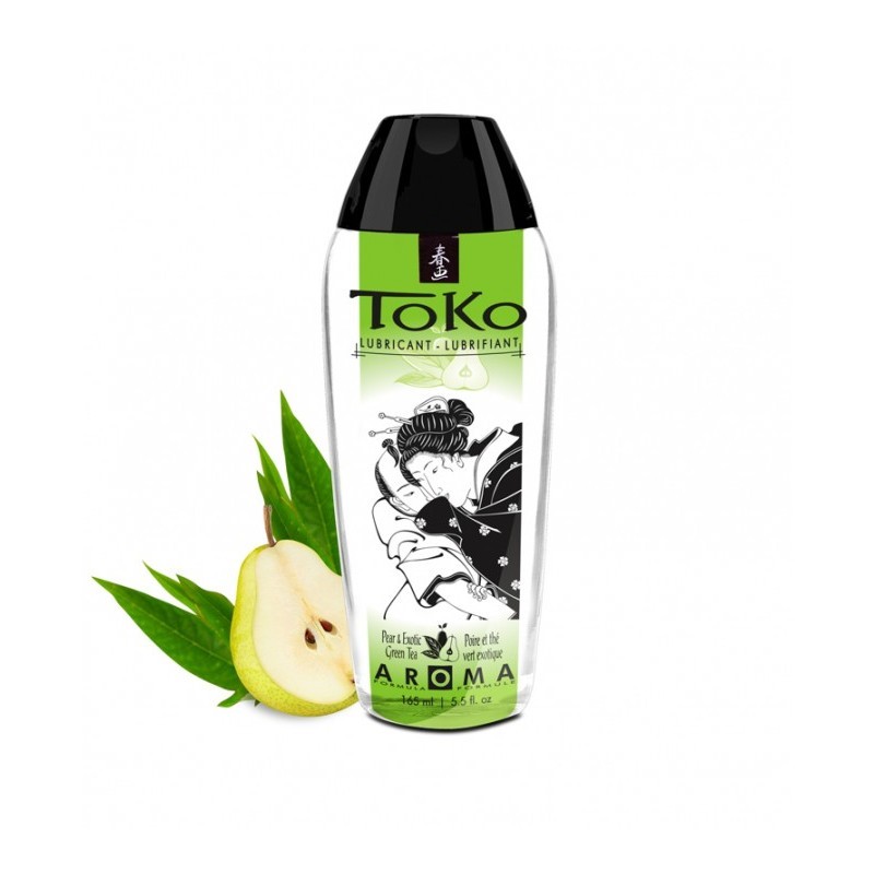 Toko Aroma Poire  Thé vert exotique - Lubrifiant 165ml - les nuances du désir