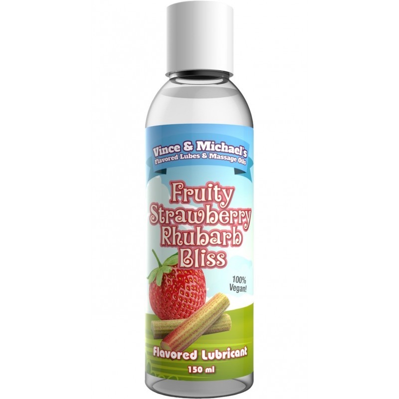 Lubrifiant VM Saveur Fraise Rhubarbe - 150ml - les nuances du désir Lubrifiant VM Saveur Fraise Rhubarbe - 150ml - les nuances du désir