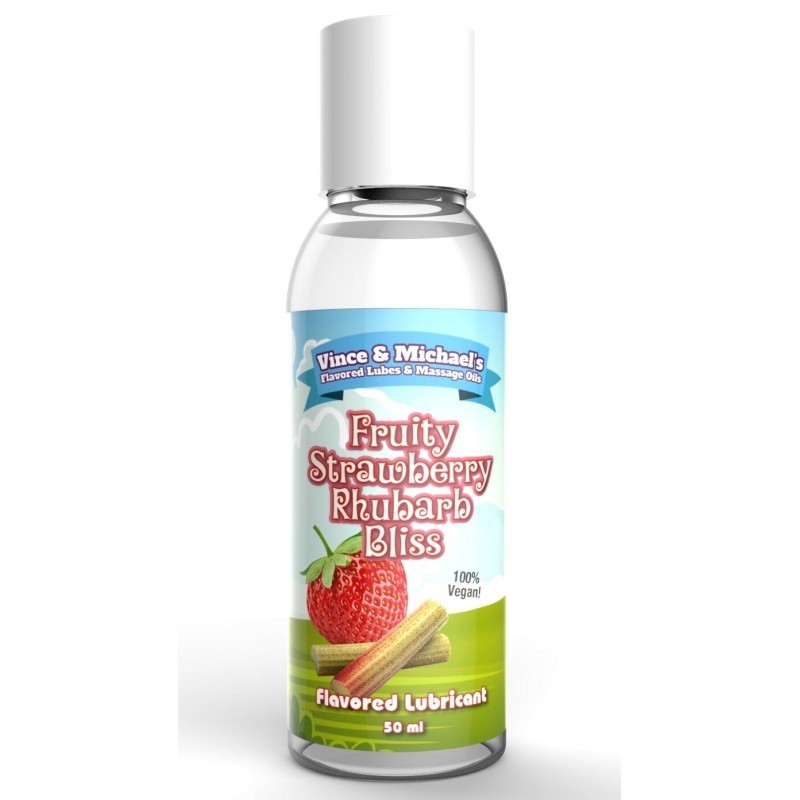Lubrifiant VM Saveur Fraise Rhubarbe - 50ml - les nuances du désir Lubrifiant VM Saveur Fraise Rhubarbe - 50ml - les nuances du désir