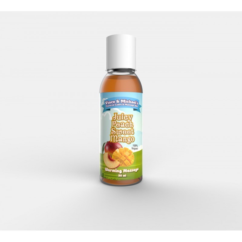 Huile chauffante VM Mangue Peche douce - 50ml - les nuances du désir