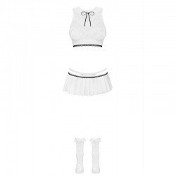 833-CST-2 costume étudiante blanc - les nuances du désir