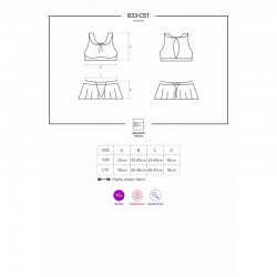 833-CST-2 costume étudiante blanc - les nuances du désir