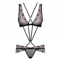 Ensemble 3 pcs modulable 873-SEA-1 - Noir - les nuances du désir