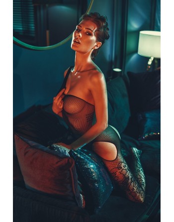 Elodi Bodystocking - Noir - les nuances du désir