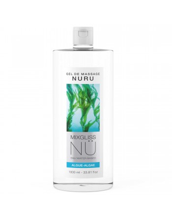 Mixgliss Gel de massage - NU Algue 1000 ml - les nuances du désir