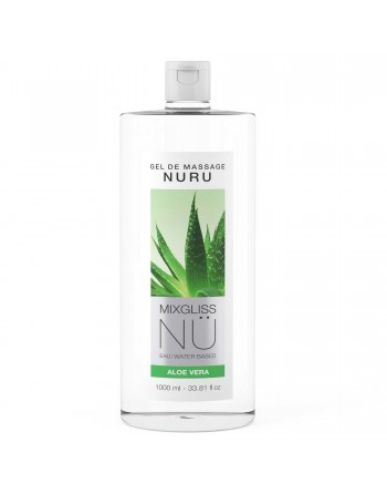 Mixgliss Gel de massage - NU Aloe Vera 1000 ml - les nuances du désir