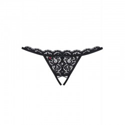 831-THC-1 crotchless thong black