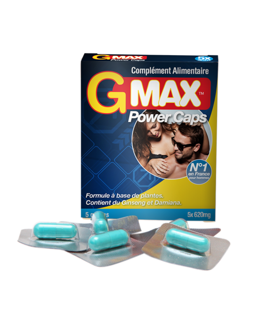 Gmax 5 gélules - les nuances du désir