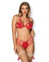 Ensemble Giftella 2 pcs - Rouge - les nuances du désir