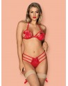 Ensemble Giftella 2 pcs - Rouge - les nuances du désir