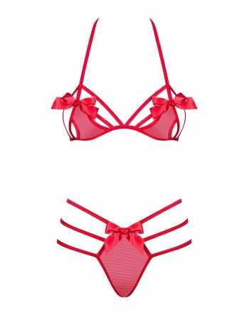 Ensemble Giftella 2 pcs - Rouge - les nuances du désir