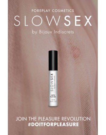 Gel stimulant pour tétons - Slowsex - 10ml - les nuances du désir