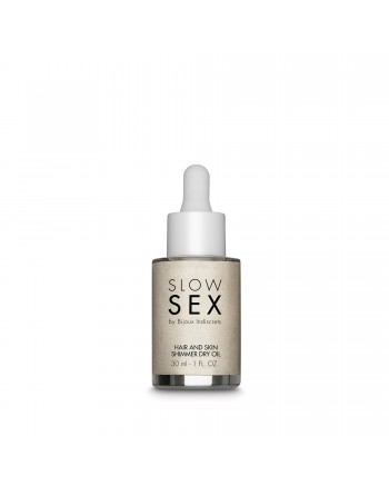 Huile intime sèche brillante - Slowsex - 30ml - les nuances du désir