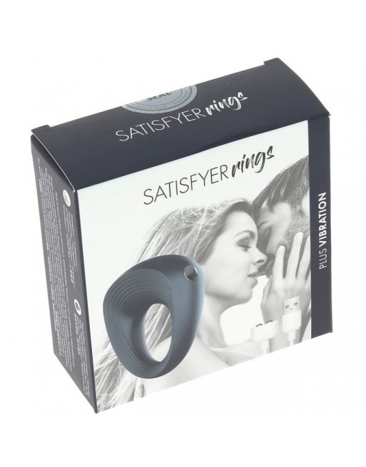 Cockring Satisfyer Ring 2 - Noir - les nuances du désir