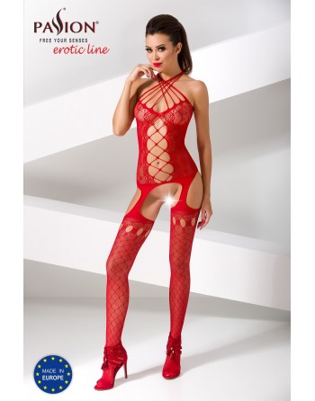 BS056b Bodystocking - Rouge