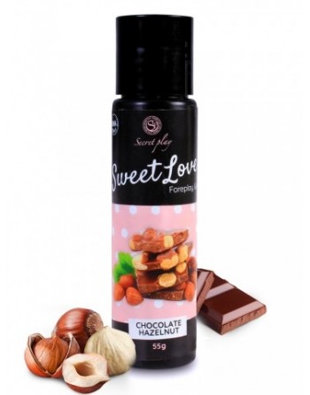 Gel comestible Chocolat noisette 3673 - 60 ml - les nuances du désir