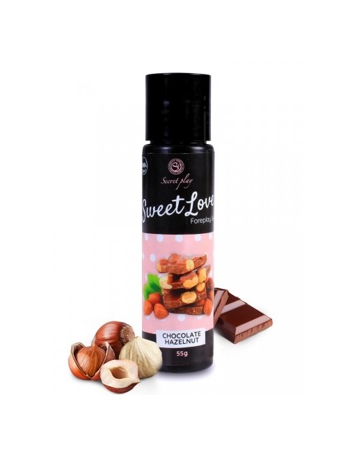 Gel comestible Chocolat noisette 3673 - 60 ml - les nuances du désir