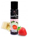 Gel comestible Chocolat blanc  Fraise 3672 - 60 ml - les nuances du désir