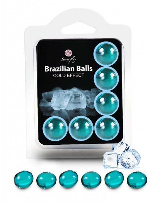 6 Brazilian Balls Cold effect 3613-1 - les nuances du désir