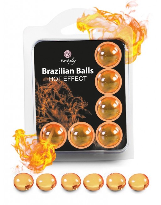 6 Brazilian Balls Hot Effect 3575-1 - les nuances du désir