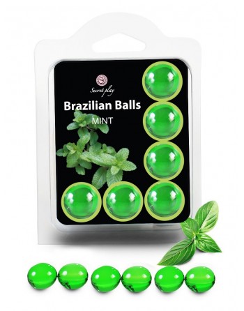 6 Brazilian Balls Menthe 3386-8 - les nuances du désir