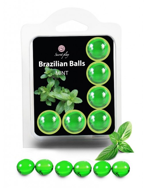 6 Brazilian Balls Menthe 3386-8 - les nuances du désir