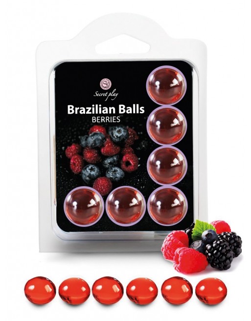 6 Brazilian Balls Fruits des bois 3386-5 - les nuances du désir
