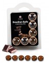 6 Brazilian Balls Chocolat 3386-1 - les nuances du désir