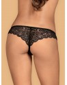 Contica String ouvert - Noir