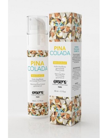 Huile chauffante Gourmande Pina Colada - 50 ml - les nuances du désir