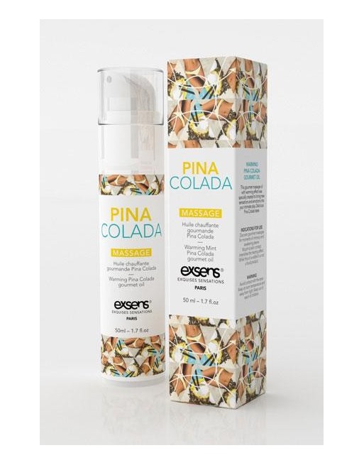 Huile chauffante Gourmande Pina Colada - 50 ml - les nuances du désir