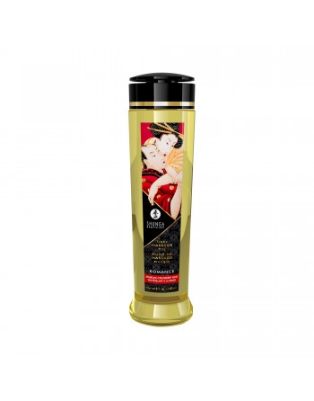 Huile de massage érotique - Romance - Vin pétillant fraise - 240 ml - les nuances du désir