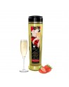 Huile de massage érotique - Romance - Vin pétillant fraise - 240 ml - les nuances du désir