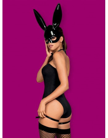 Costume Bunny 4 pcs - Noir - les nuances du désir