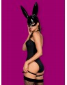 Costume Bunny 4 pcs - Noir - les nuances du désir