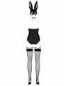 Costume Bunny 4 pcs - Noir - les nuances du désir