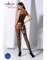 BS076B Bodystocking - Noir - les nuances du desir