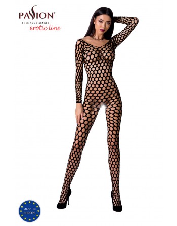 BS077B Bodystocking - Noir - les nuances du desir