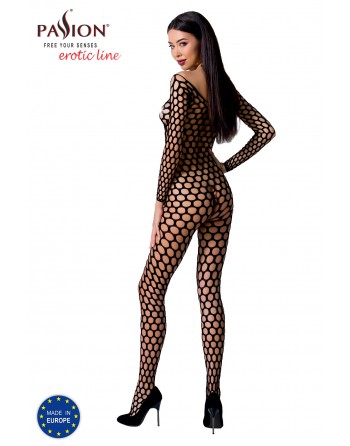 BS077B Bodystocking - Noir - les nuances du desir